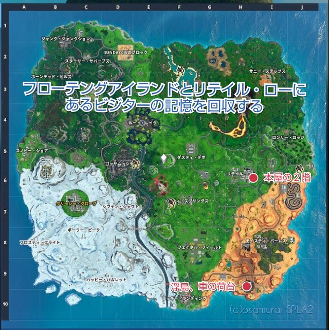 フローティング アイランド フォート ナイト