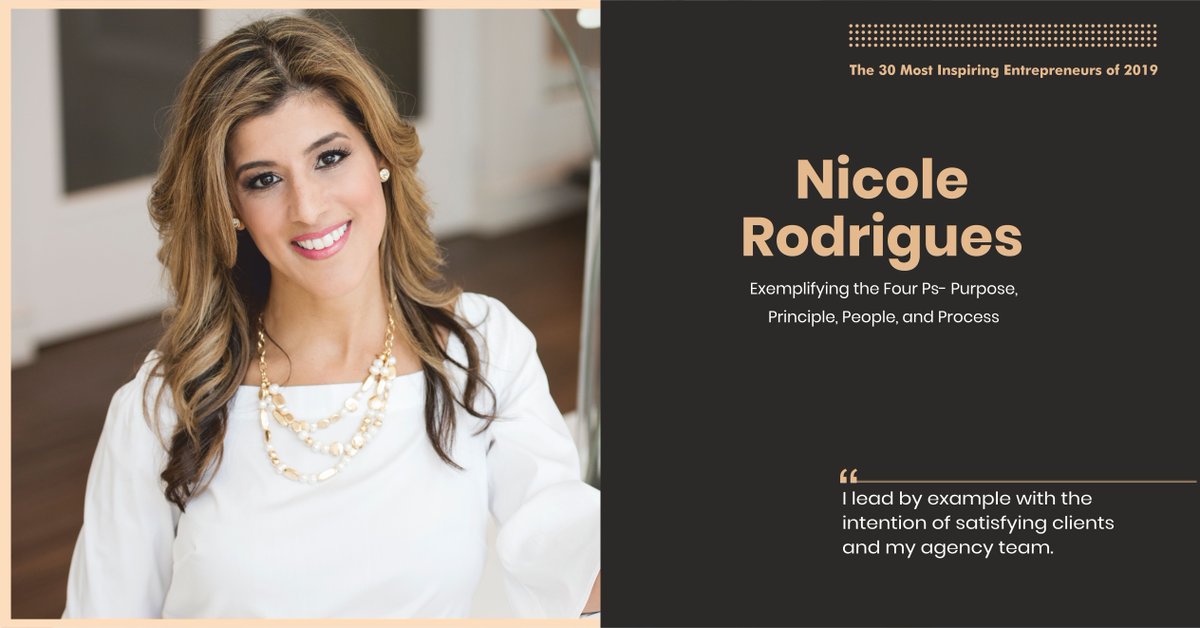 insightssuccess's tweet photo. Introducing One such #PRleader is @NicoleRPR a marketing pro with extensive knowledge in PR, #socialmedia & #digitalmarketing.
She is the founder & CEO of @NRPRGroup & bringing efficiency with her valuable ideas.
#PRagencies #InspiringEntrepreneur https://t.co/McwQKI1OSo https://t.co/0AYjXUPT9P