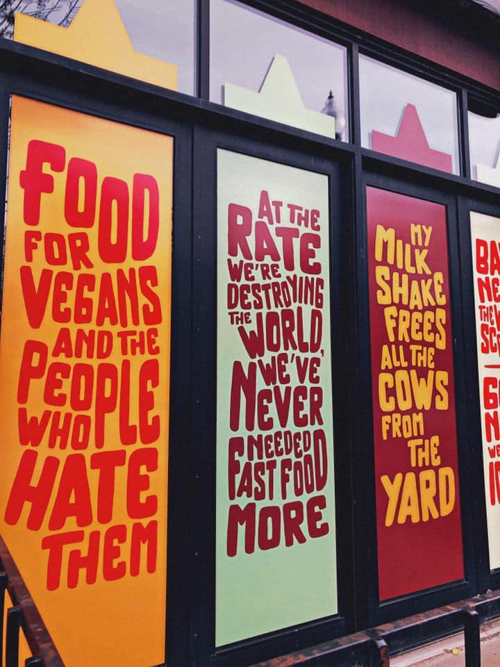 Anyone know what’s going in here at 819 17 Ave SW? Where Manies Greek used to be? #yyc #restaurant #vegan