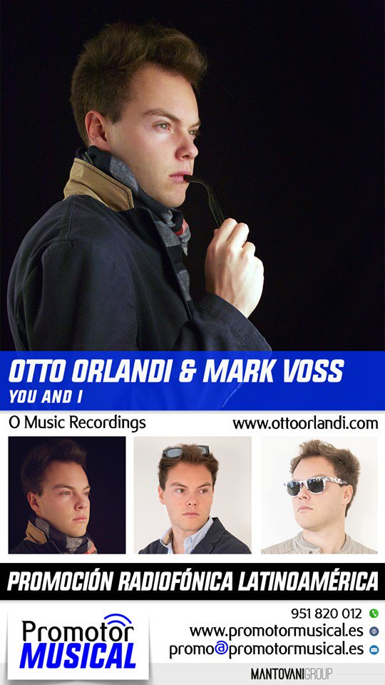 promotormusical's tweet photo. 👨🏻‍🎤 Otto Orlandi &amp; MARK VOSS
@OttoOrlandi @djmarkvoss
🎵 #YouAndI
🎧 https://t.co/WCVTr6EfXS https://t.co/mona2TLf16