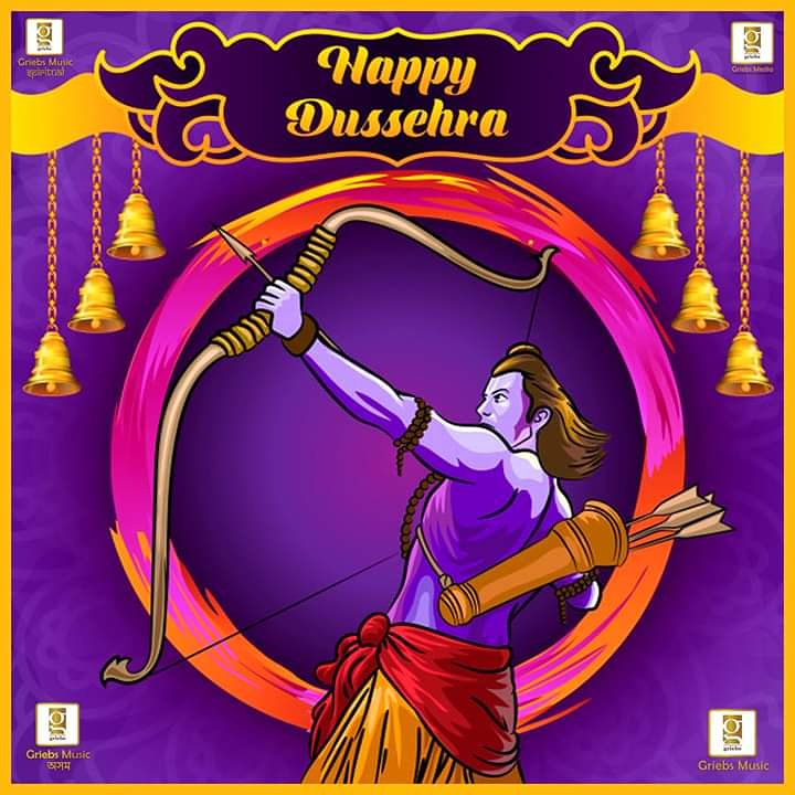 GriebsMusic's tweet photo. Wishing everyone a Very Happy #Dusshera. Let's celebrate the victory of Good over Evil. Let's celebrate the triumph of goodness over evil on this pious occasion.

#HappyDussehra #दशहरा https://t.co/f2TeH6yM2Q