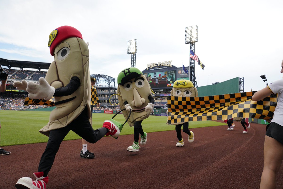 PNC News on X: We're celebrating #NationalPierogiDay in our HQ city of  Pittsburgh with the @Pirates Pierogies! Did you know Bacon Burt won the  most Great Pierogi Races last season? Cheese Chester