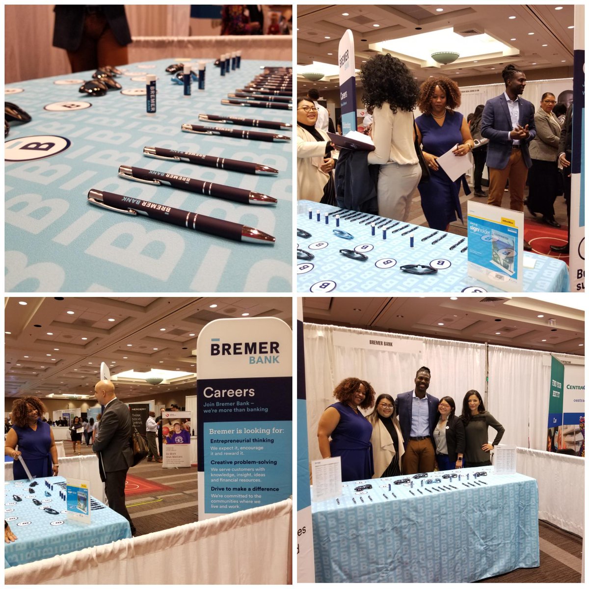 BremerBank's tweet image. So much talent in one space at the @POCCareerFair! Come meet us at booth #11 and build your own success story! #POCaccess #POCcareerfair #POCcareers