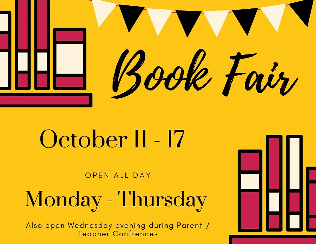 wcfalcontales's tweet photo. Yay! Yay! Yay! 
The book fair is BACK! 📚💃🛍
Be sure to stop and shop the book fair next week, in the WCHS/DMS Library!
The fair will be open Wednesday evening during Parent/Teacher conferences, so bring the whole family down to shop!
#scholasticbookfair #thatnewbooksmell https://t.co/IM427mjPzP
