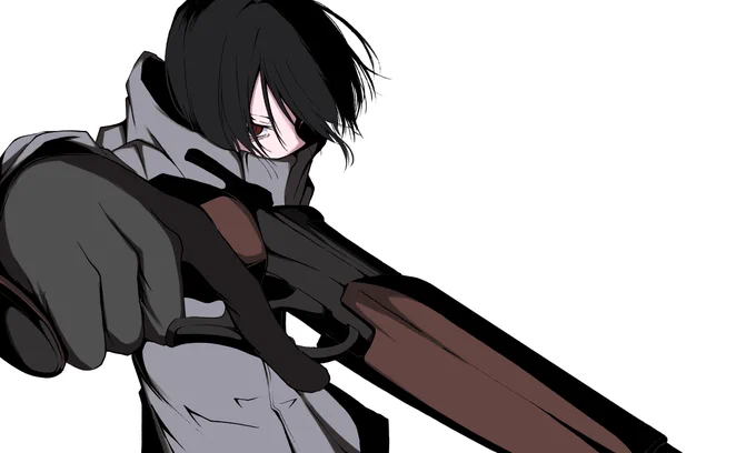 指トリガー警察検閲済みイラスト 