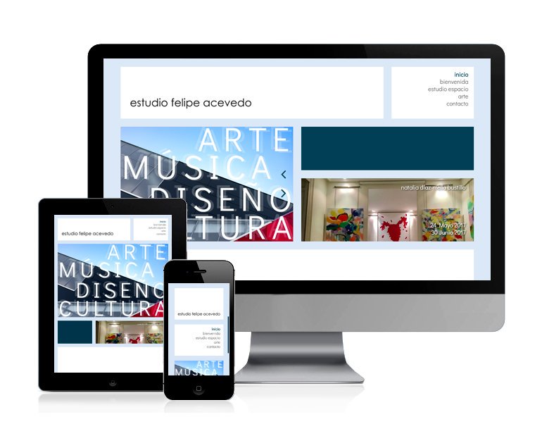 molamiweb's tweet photo. Rediseño #responsive para visualización #multidispositivo de la #web del Estudio Felipe Acevedo. Manteniendo el estilo minimalista y elegante creado en 2013 pero modernizado y con el estilo @molamiweb.  Espero que os guste: https://t.co/FlnwVeNfih https://t.co/84gddKwNdf