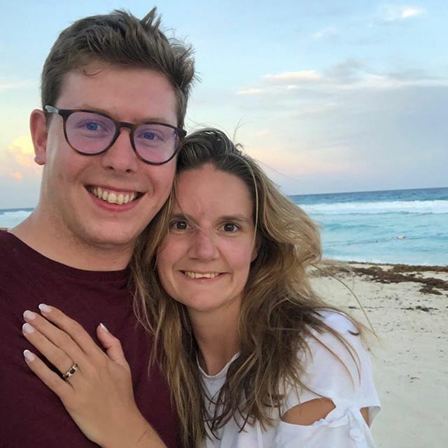 FiBarkerDesign's tweet photo. Completely overwhelmed, lots of tears and incredibly excited to share with you!

We're amazingly happy to announce that we are ENGAGED!!!! 🍾💍💕 I keep have to pinch myself to make sure I’m not dreaming!

Thank you Mexico for the best holiday ever!! Le… https://t.co/2hJCJdEjG9 https://t.co/q48sFdRB8D