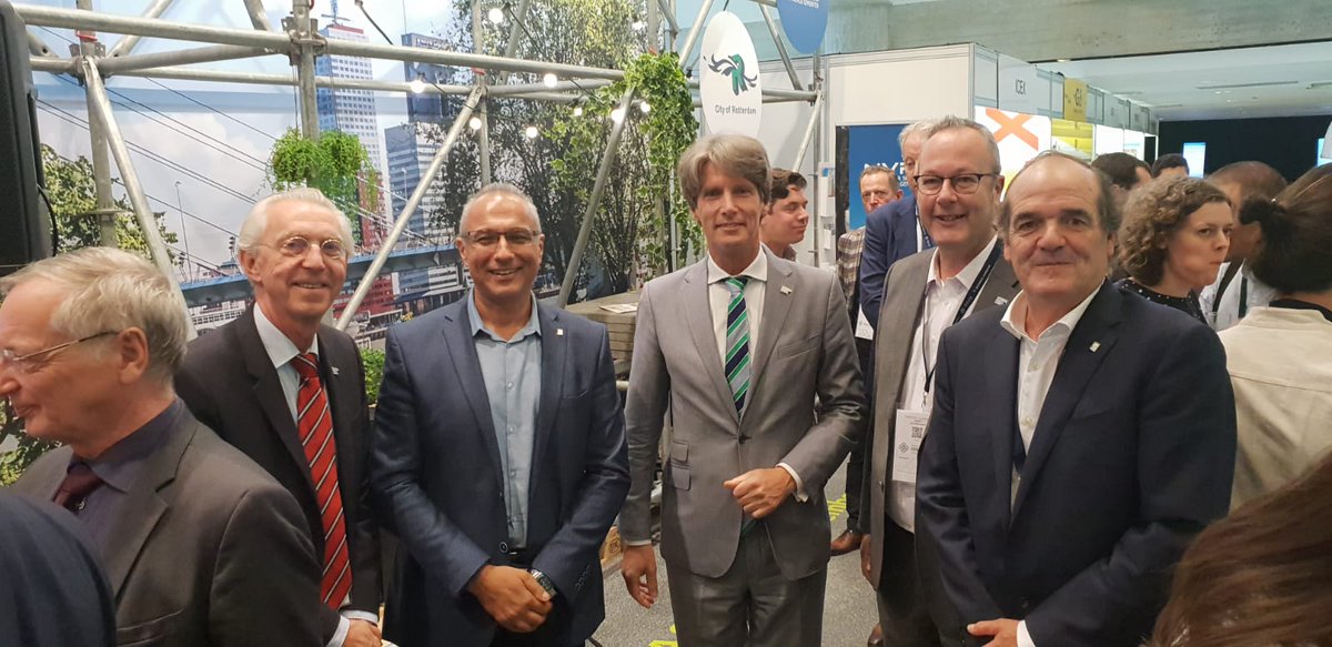 The Dutch ambassador visited the World Congress #ISWA2019 to present the World Congress ISWA2020 to be held next year in Rotterdam