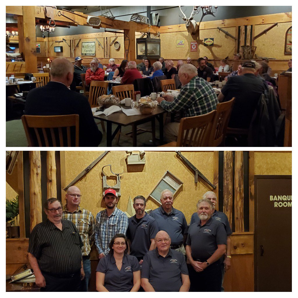 It's regional meeting season <a href="/OntarioFarms/">Ontario Federation of Agriculture</a> and was pleased to fill The Rocky Mountain House this morning for breakfast in Renfrew County. Thanks for the warm welcome and for all you do for #ontag Nearly 600 farm families call this farm country home! Meet your local RFA board!