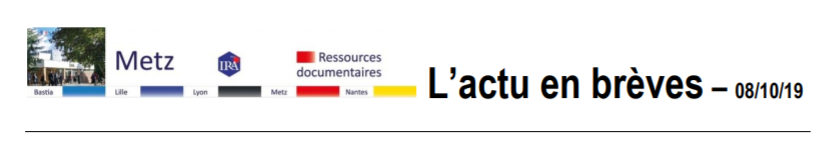 IRAdeMetz's tweet photo. Profitez d'une synthèse de l'actualité administrative !🗞️L'Actu en brèves du 8/10/19 est en ligne sur le portail documentaire des IRA
👉 https://t.co/r7fOJhtdoY
@dgafp #iradocumentation https://t.co/TTNIMM48Fv