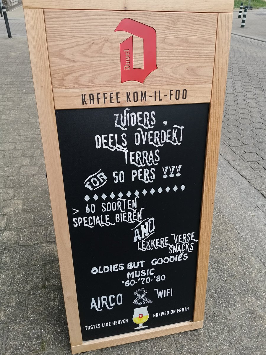 il_foo's tweet image. #zuidersterras #voor50personen  #Dust ⁉️ #75soortenbier #hongerke ⁉️ #lekkerehuisbereidesnacks  🆕🆕#pushthebutton en we zin do 👍👌🆕🆕#Pittem #Egem❗❗