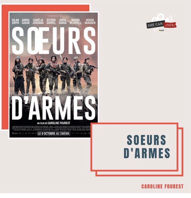 Demain, dans les salles : #soeursdarmes, à ne pas manquer. Retrouvez notre entretien avec <a href="/CarolineFourest/">Caroline Fourest</a> sur shecannes.fr