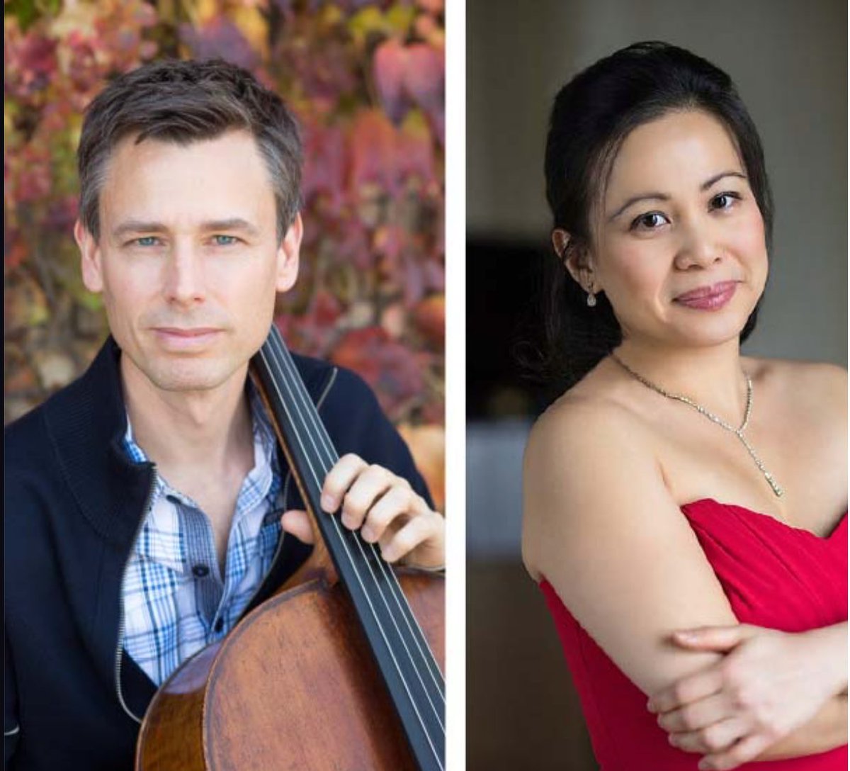 ART presents Darrett Adkins, cello / Cicilia Yudha, piano ~ Sat. 10/13 @ 3pm! 🎵🎼🎶 Tune in to WCLV 104.9 ideastream Facebook Live Wed. 10/9 @ 11am for a preview of their performance! bit.ly/2ot3lxV
