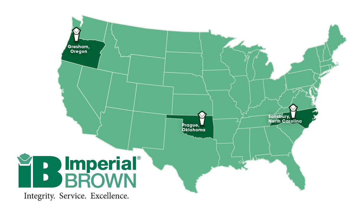 With locations networked on the East and West coasts and in the Heartland, we are positioned to serve customers promptly and cost efficiently. #ImperialBrown #WalkinCooler #WalkinFreezer