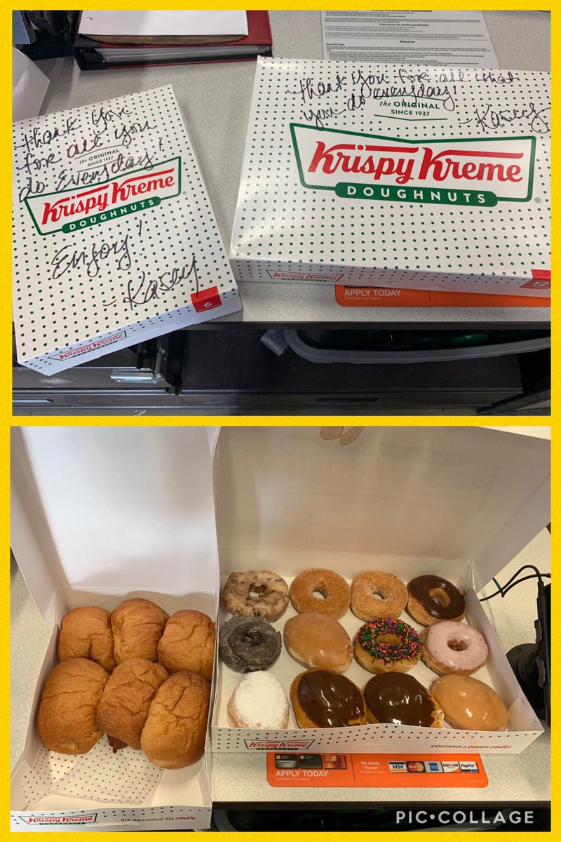 KaseyCardenas77's tweet photo. Hawaiian Shirt Day goes great with donuts and Kolache!!! #justsayin #thd6988 #CAM220 @PatriciaTX4ever @miriam2701rey @Jamie02313522 @Augie_Quintero @jreed4401 https://t.co/vaIZduatFN