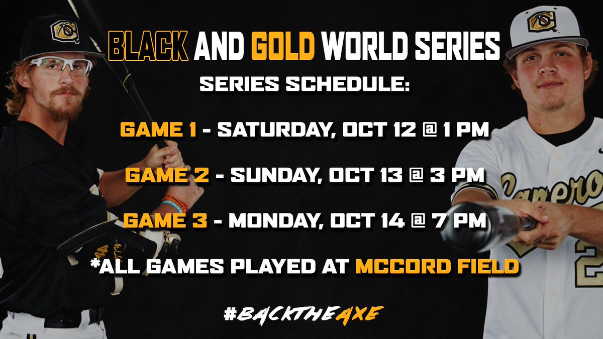 Come check us out this weekend as we wrap up our team time for the fall! #BackTheAxe ⛏️⛏️⛏️