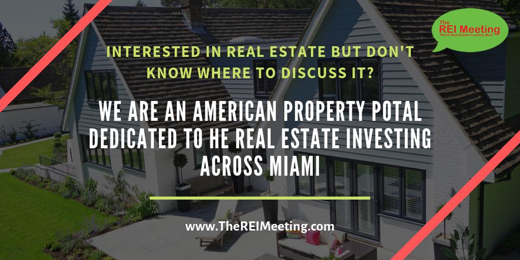 TheREIMeeting's tweet photo. The REI Meeting was created to meet investors and interested people in #RealEstate. Are you one of those? Stay tuned to our content then! #TREIM #RealEstateInvestors https://t.co/nIHYE1QtqA