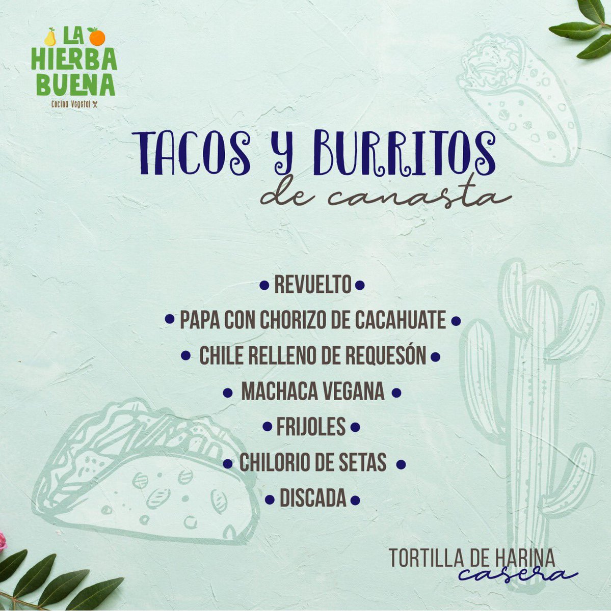 memorycuiz's tweet photo. Amiges veganes de Monterrey. Vengan a La Hierbabuena🌱. Modesto Arreola 705 ote #64000Mty
Lunes a viernes de 8 a 1
Sábado y domingo de 10 a 5
🚲Servicio a domicilio en el Centro
☎️6183002356 https://t.co/kNdH2fsnMf