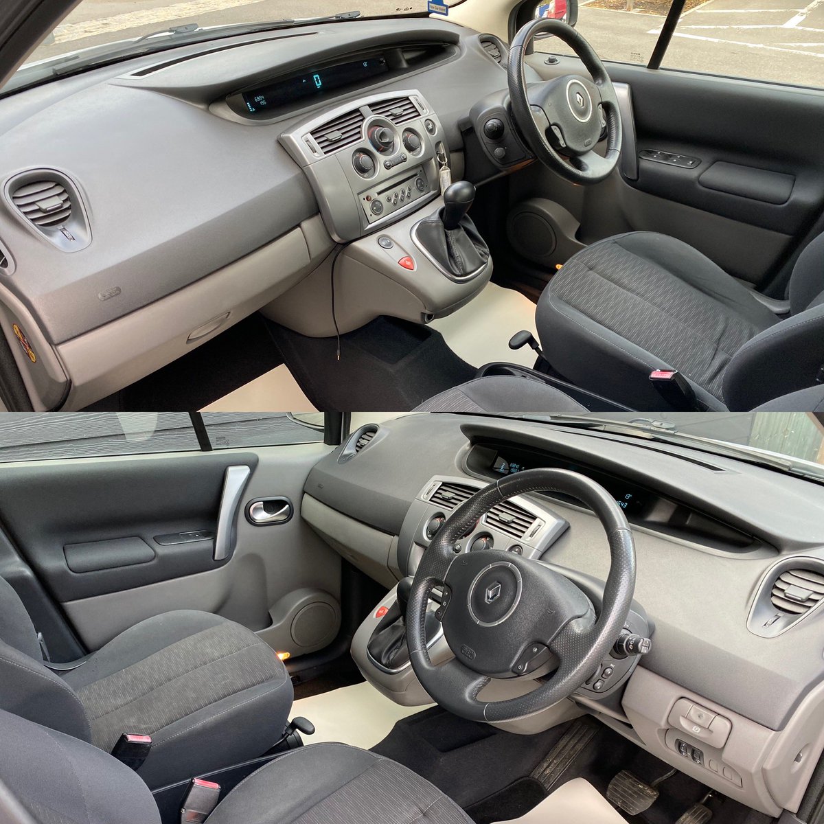 ImolaCars's tweet photo. P/X to clear: 2007 Renault Scenic 1.6 Dynamique Auto, 69k, just serviced, MOT MAY 2020 Perfect family car ONLY £1250 #usedcarsforsale #familycar #runabout #renaultscenic #automaticgearbox #chichester #westsussex https://t.co/EkKgKGxJ4P