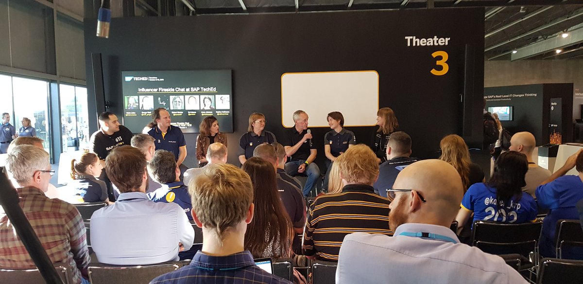 renethimel's tweet photo. Interesting chat about first day of #SAPTechEd. https://t.co/06uiqX9Tj9