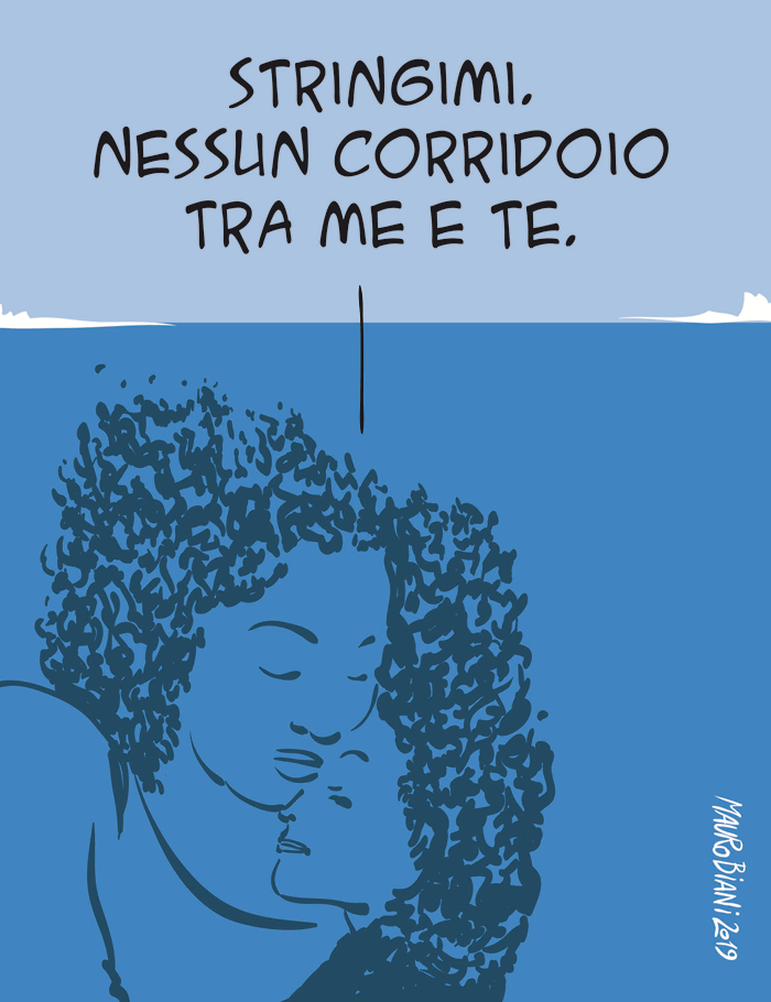 #Lampedusa #naufragio Morte almeno 13 donne e 4 bambini dispersi. 
La vignetta oggi su <a href="/repubblica/">Repubblica</a> 
Mentre la #OceanViking continua la ricerca di corpi o sopravvissuti, pensavo come ancora una volta, solo 24 ore dopo, la notizia sembra vecchia, archiviata. Ineluttabile.