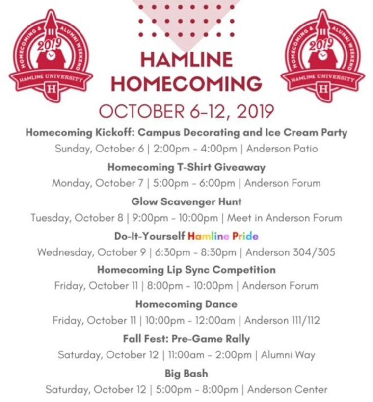 HUPB1's tweet photo. Homecoming Week is here! Tag us in any pics you take for a chance to win HUPB goodies and Starbucks gift cards! https://t.co/17tHbOudK9