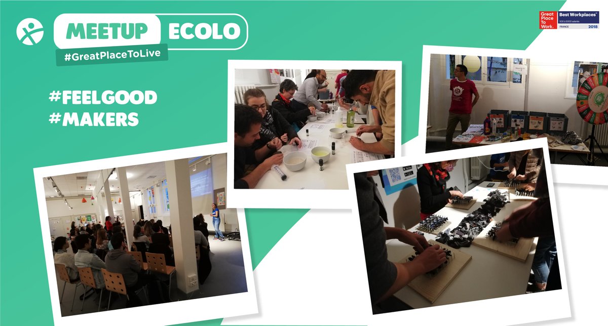 CometByExtia's tweet photo. Jeudi dernier nos communautés #FeelGood & #Makers organisaient un #MeetupbyExtia sur l'écologie !
Au programme : ateliers #DIY et conférences avec @Pikpik & @Surfriderparis ♻️
Résumé et photos sur notre blog : https://t.co/HVgG8ewJjU
Téléchargez les conseils sur le livret DIY 📖 https://t.co/PfIb3IYI9G