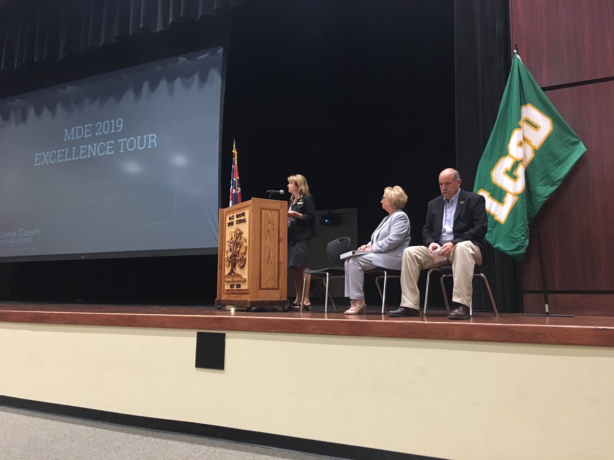 MissDeptEd's tweet image. Next stop on the Celebration of Excellence tour is @LamarCoSchools. Lamar earned an A once again in 2018-19 for academic excellence. Congratulations, @LamarCoSchools! #msedu #DifferenceMakerLCSD