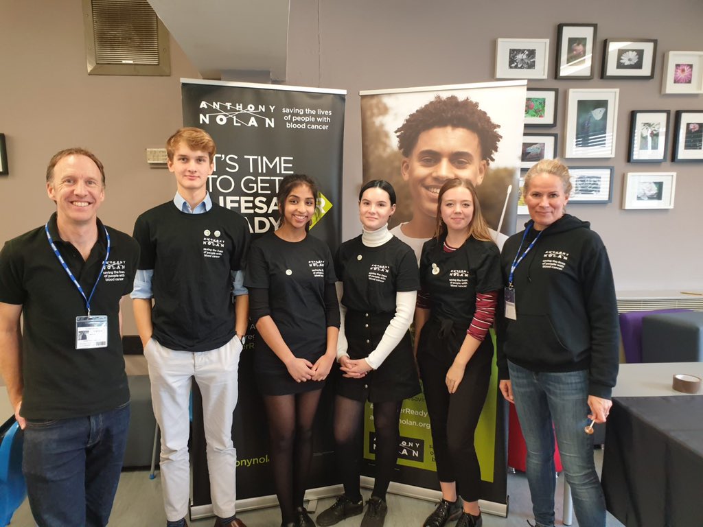ParmitersSchool's tweet image. A great day at school promoting the Anthony Nolan Hero Project. 80 Sixth Formers signed up for the Stem Cell Donor Register! Thank you to @AnthonyNolan &amp;amp; all the Sixth Form for being part of something so worthwhile! #anthonynolan #heroproject  #stemcelldonor #lifesavingschool