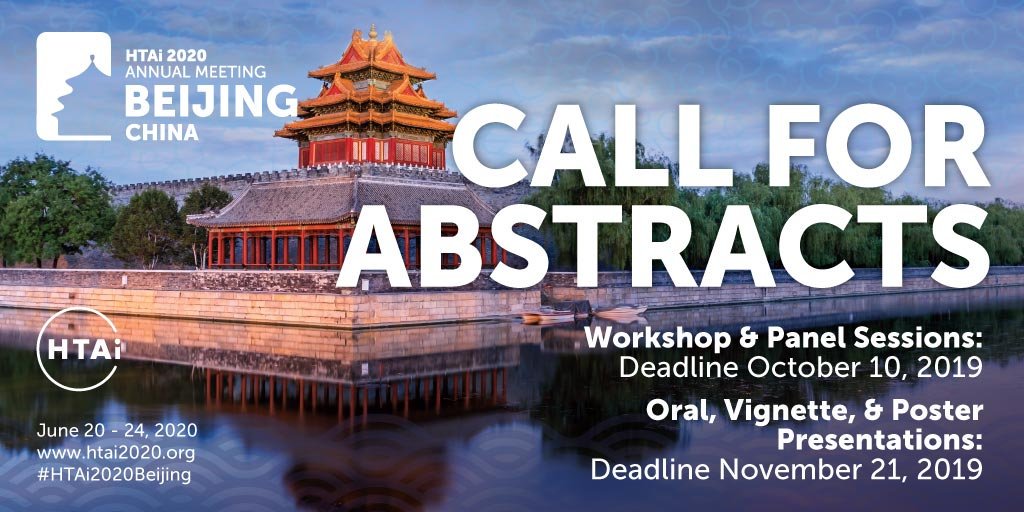You only have 2 days left to submit your abstract for the 2020 Annual Meeting in Beijing! bit.ly/312baIh
#HTAi2020Beijing #HTA #HealthTech #Beijing