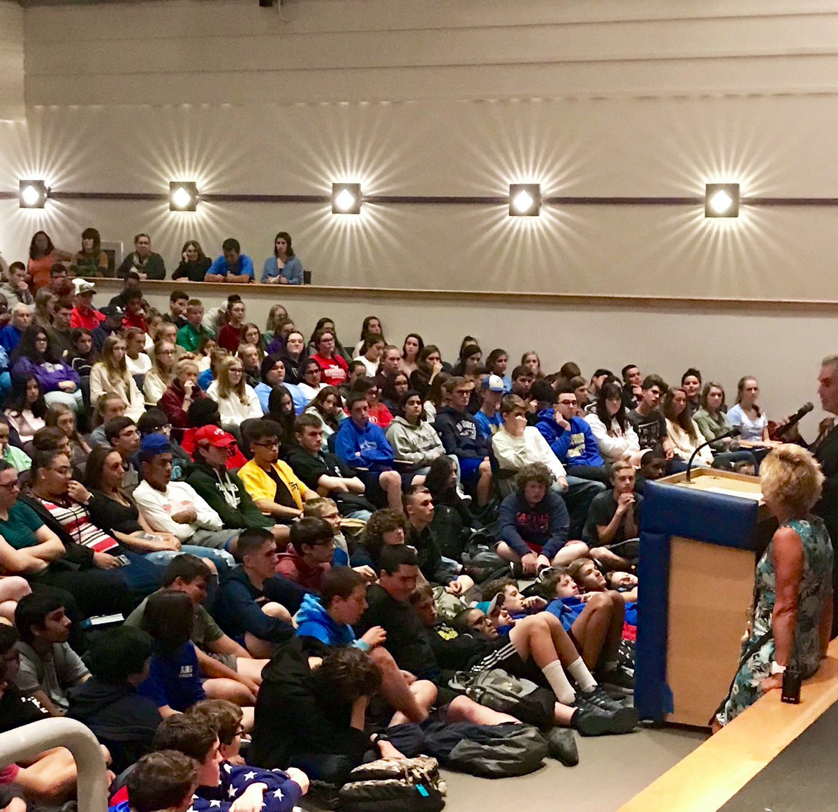 worcesterda's tweet photo. This morning we were back at Auburn High School @AuburnRockets presenting “If They Had Know,” a documentary about the dangers of mixing prescription drugs and alcohol, to more than 700 students. #IfTheyHadKnown https://t.co/FmzIkbMplO