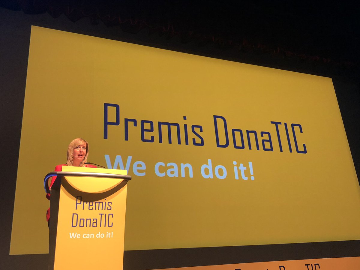 NuriaEspuny's tweet image. #WeCanDoIt &amp;amp; #WeWillDoIt
#PremisDonaTIC2019