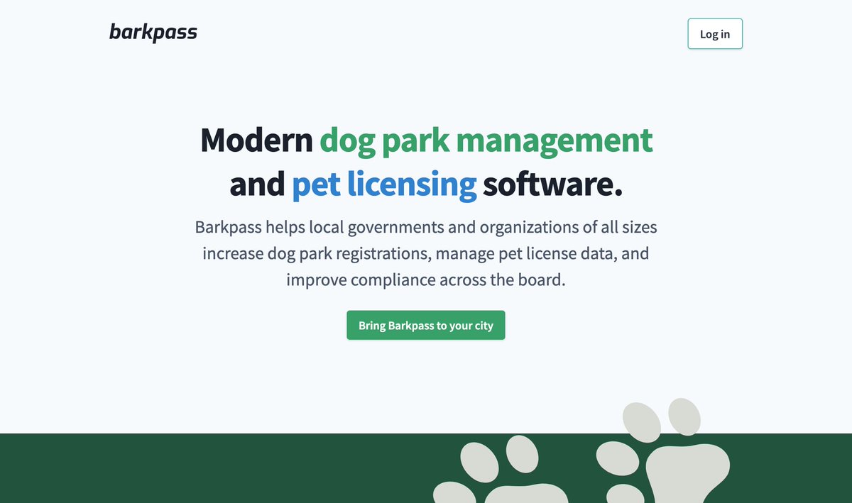 jplhomer's tweet photo. We started a business! It's called Barkpass, and it helps local governments with dog park management and pet licensing. 🐶 We wrote a post about it here: https://t.co/8j3MiEwicP https://t.co/euQFyQcaEW