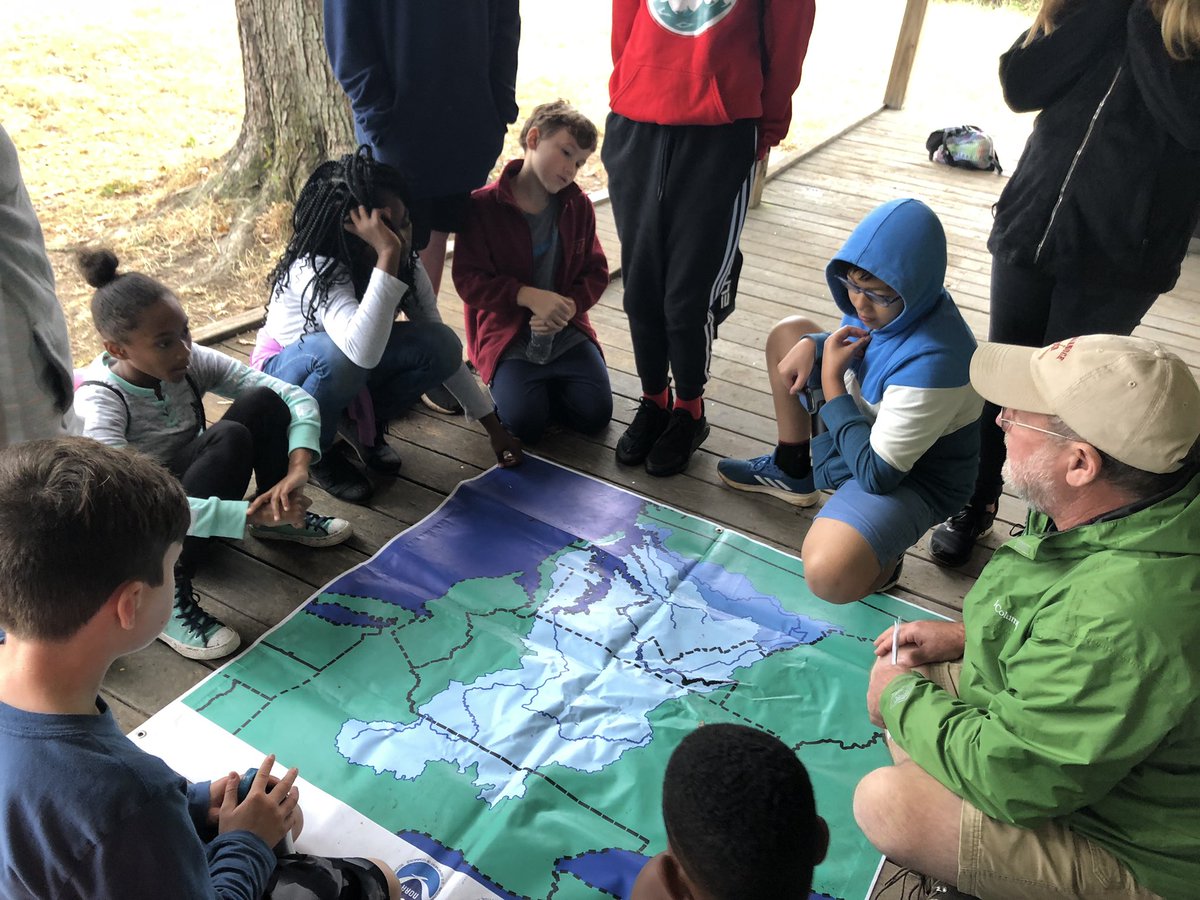 Learning about watersheds and and how our water moves.