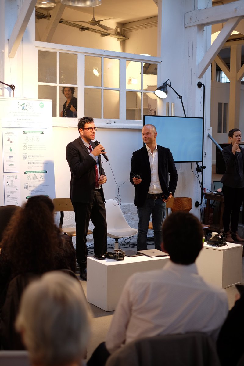 JBoroy's tweet image. Du beau monde pour le 1er anniversaire du lancement du relais téléphonique  avec la fondation @PourlAudition, il y en a un que j&apos;étais particulièrement ravi de voir et d&apos;entendre confirmer son implication sur nos sujets : @sorianotech président de l&apos;@Arcep. Merci à lui !