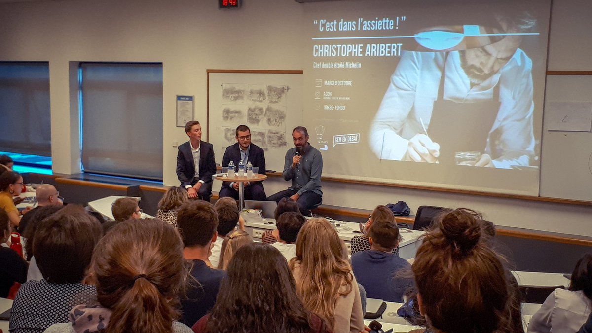 Grenoble EM (@grenoble_em) on Twitter photo #Conférence : le chef <a href="/C_Aribert/">Christophe Aribert</a>, double étoilé, est à Grenoble EM.
Au programme : qu'est-ce que le bien manger ? Comment avoir un impact positif sur la planète ?...
👉 Organisé par <a href="/GemEnDebat/">Gem en Débat</a> X <a href="/MillesimetsGEM/">Millési'metsGEM</a> #Conférence : le chef <a href="/C_Aribert/">Christophe Aribert</a>, double étoilé, est à Grenoble EM.
Au programme : qu'est-ce que le bien manger ? Comment avoir un impact positif sur la planète ?...
👉 Organisé par <a href="/GemEnDebat/">Gem en Débat</a> X <a href="/MillesimetsGEM/">Millési'metsGEM</a>