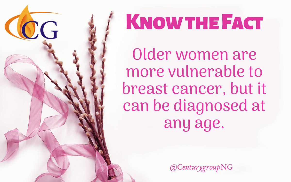 CenturyGroupNG's tweet photo. Is it true that breast cancer occurs only in older women?  #CenturygroupNG #women #BreastCancerAwareness #Safetyfirst #BreastCancerAwarenessMonth #breastcancer https://t.co/4JgGWP9bOd