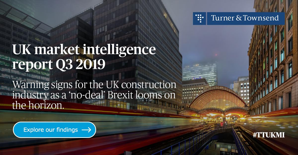 Our UK market intelligence for Q3 2019 discovers a series of warning signs that reinforce the threat of a technical #recession in the UK. While GDP and #construction output fell in Q2, perhaps one of the largest threats is productivity.

Read more: bit.ly/2nnuEci #TTUKMI