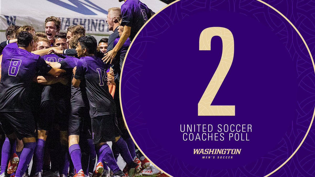 After a Bay sweep, the Huskies move up to #️⃣2️⃣ in the NCAA/United Soccer Coaches Poll! 💪 It's the highest the Huskies have been ranked in the polls since spending two weeks at No. 1 in 2014. >> gohski.es/34lnw0R #GoHuskies
