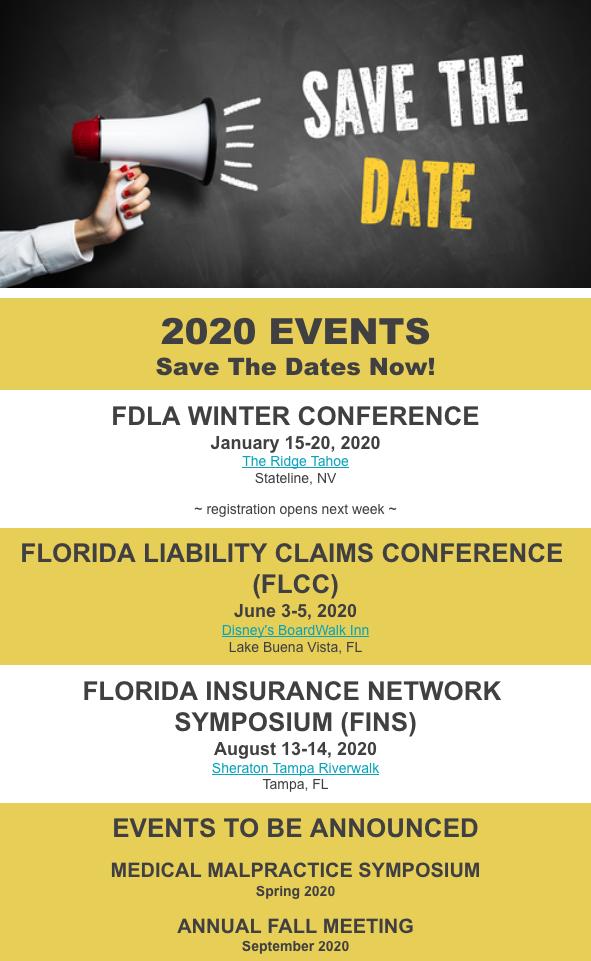 :: MARK YOUR CALENDARS :: More information to come!