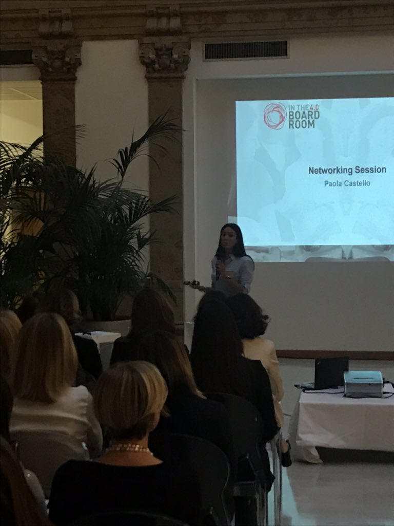 Un grande valore di #InTheBordroom è quello del networking: una rete di 338 #donne con le più disparate competenze e percorsi professionali. Con la nostra <a href="/paola_castello/">Paola Castello</a> capiamo come valorizzare questo valore