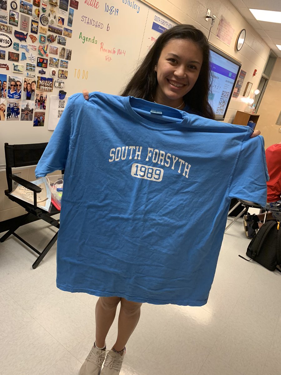 SF_Cheerleading's tweet photo. We have 4 XL shirts available for $20 each!! See @NBarthSFHS for details! @SouthForsythHS @KeithGravitt @SoFoBand @SFHS_Football https://t.co/P68rwMo480