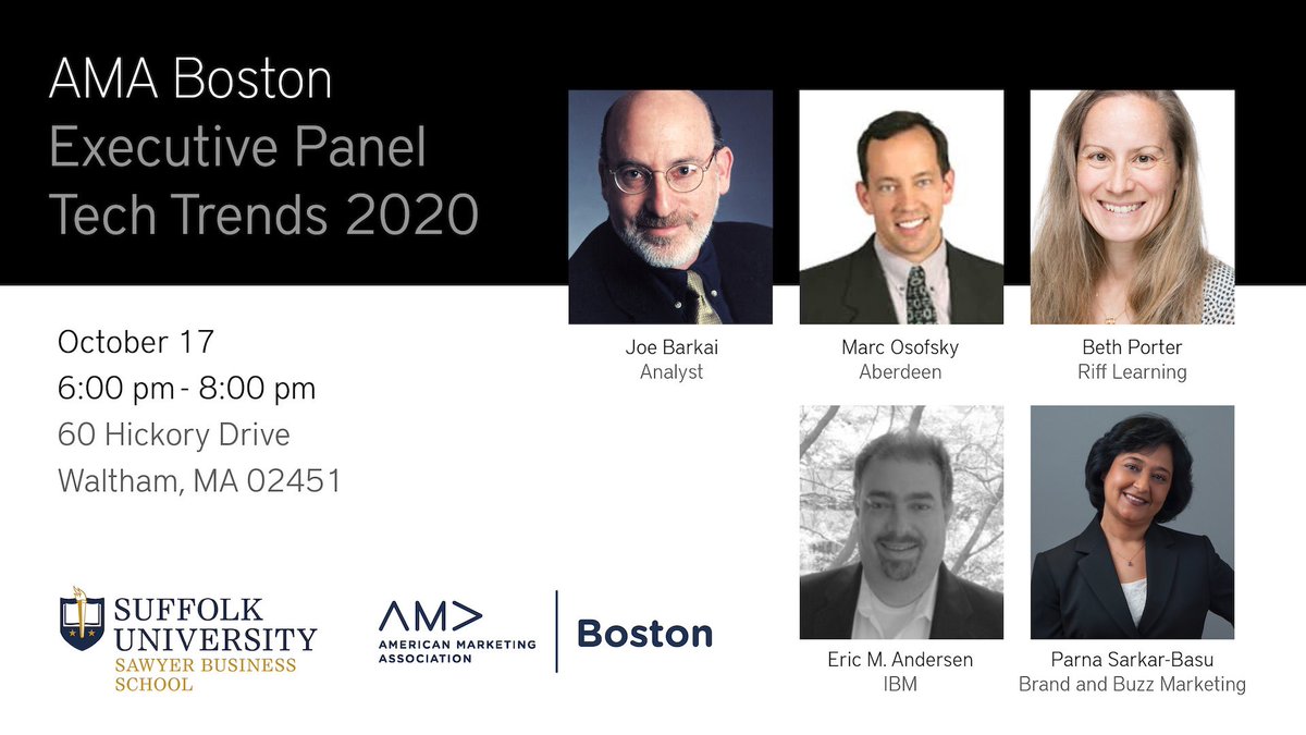 Where will you be Thurs Oct 17th? We hope you'll be with us tasting some wine and engaging with an AMAzing executive panel on Tech Trends at <a href="/aberdeengroup/">EXPIRED ACCOUNT Aberdeen</a> in #Waltham eventbrite.com/e/top-trends-2… #AMABoston