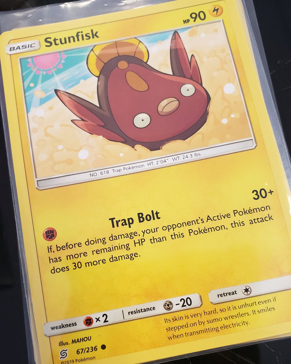 SudonLives's tweet photo. There will be no video today, but be ready tomorrow for a Super Rare Wednesday video dropping at 12. Here is a beautiful and powerful Stunfisk to help you through the day!

#Stunfiskarmy #pokemon #smallyoutuber #youtube #like #subscribe #SudonsSegment #unifiedminds https://t.co/7OyVeJzKbw