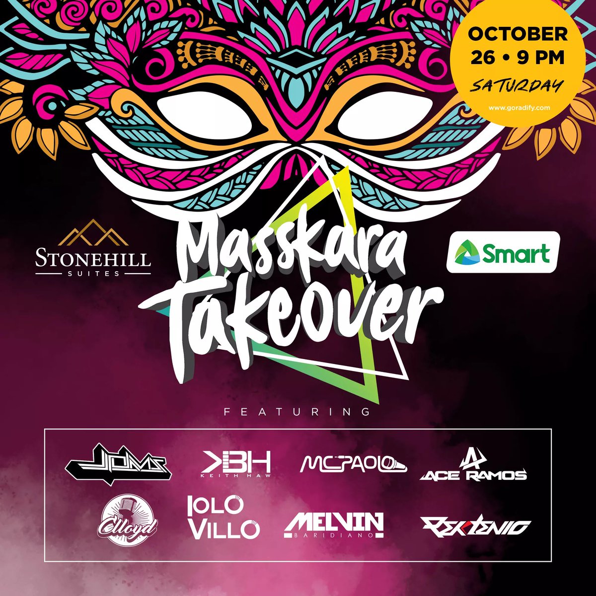 goradify's tweet image. Best acts &amp;amp; the best #MassKara crowd! We make history together! #MassKara2019 #MasskaraTakeover #shakethatasskara #Logicclub #GoRadify 🎟️ Grab your tickets now!