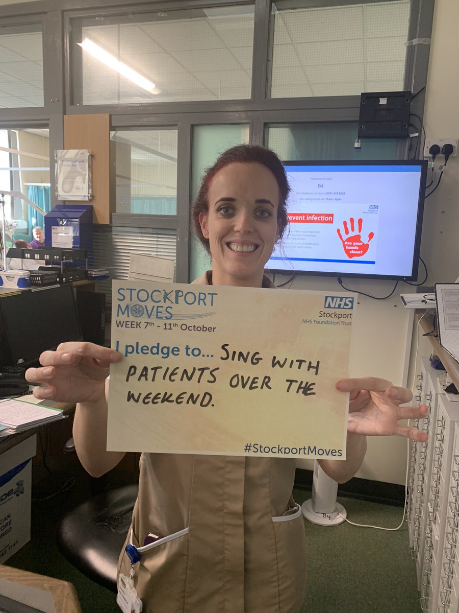 #stockportmoves gets going on our walk around today, our fab teams pledging their support and ideas thanks @SupportSft