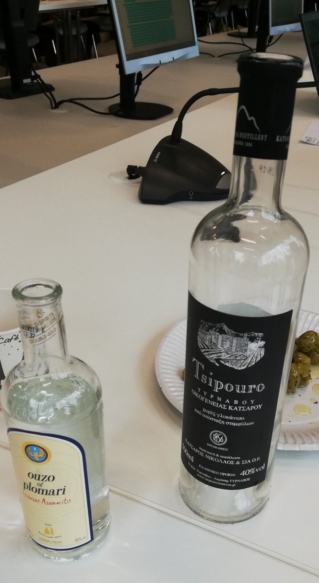 Scientifically proven 😉😄: positive #correlation found between moderate (of course!) #tsipouro &amp; #ouzo consuption and successful #epidemiological investigations <a href="/ANSES/">ANSES</a> #pausegourmande