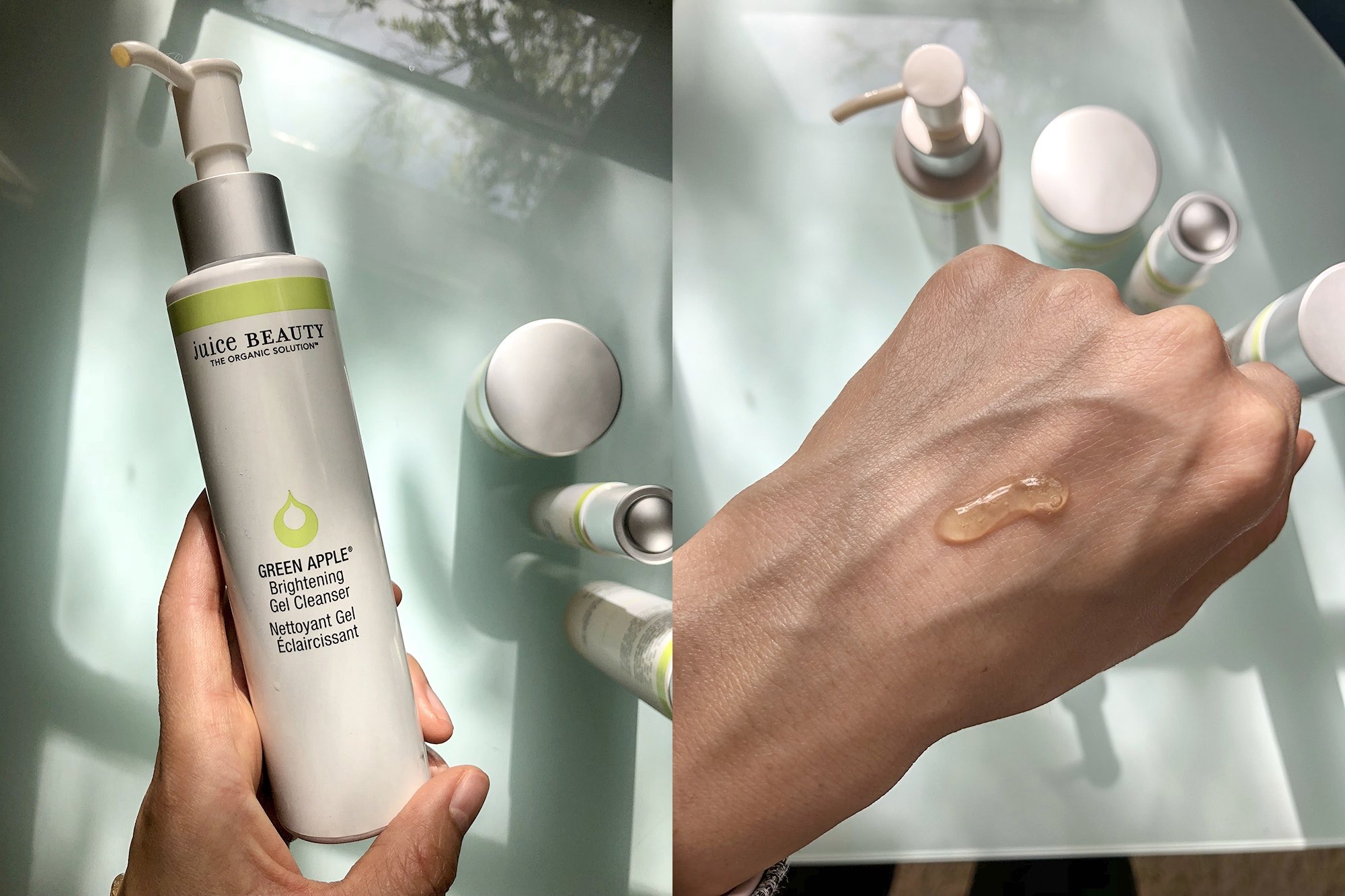 brightening gel cleanser