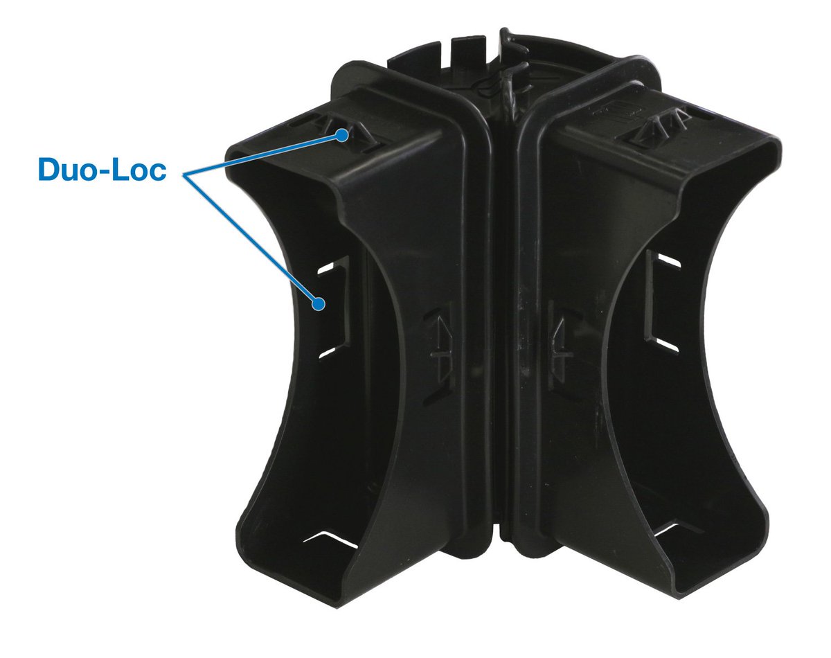 The new Proform™ HD elbow features duo-loc coupling technology for the most secure fit.