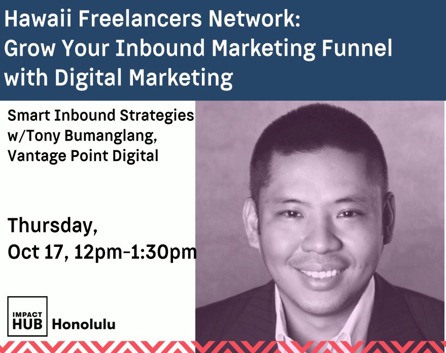 Boost your digital marketing 🚀

Next week is your chance to expand your digital marketing skillz and build your inbound funnel. If you have a website or an online biz, you definitely need this workshop. 

Free to attend, and BYO-lunch.